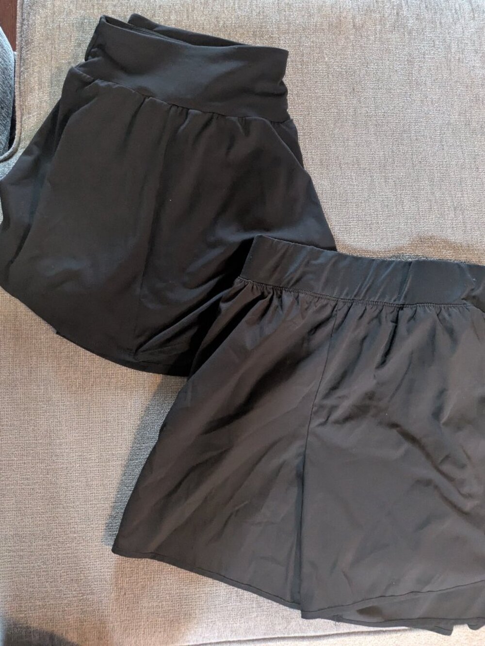 Plus Athletic Black Short Skort 3x LOT